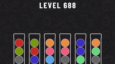 Ball Sort Puzzle Level 688 #ballsortpuzzle #ballsortpuzzlegameplay #puzzlegame #mobilegames