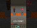 どっちを助ける?ヒカキンor麦わらの村人👨🏽🌾【まいくら/マインクラフト】#shorts