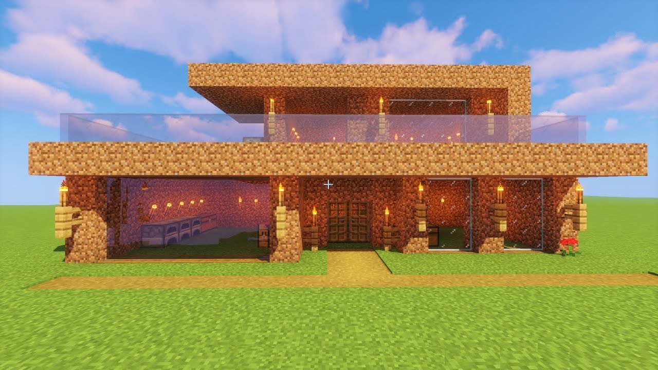 Minecraft Player Shows Off Impressive Dirt House