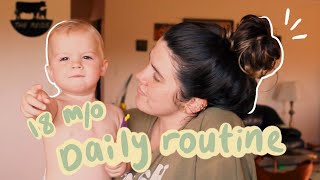 daily routine with my 18 month old | 33 weeks pregnant with a toddler!