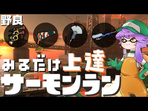 【野良】見るだけ上達サモラン！4kムニエールスタダでジョー狩り🐋カンスト291回【スプラトゥーン3/サーモンランNW】