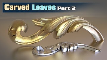 artcam 2018 tutorial I Carved Leaves I part 2