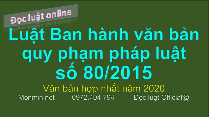 Thông tư hướng dẫn luật ban hành văn bản qppl