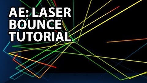 After Effects Tutorial: Laser Bounce With Particular (Beginner)