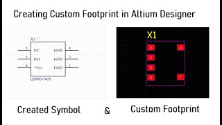 Altium Designer Tutorial | Create Custom PCB Footprint & Schematic Symbol Step by Step