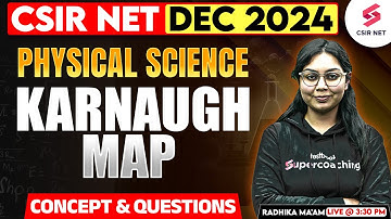 CSIR NET DEC 2024 | Physical Science | Concept And Questions | Karnaugh Map Part 01 | Radhika Ma