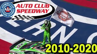 ALL NASCAR Cup Series WINNERS at Auto Club Speedway (2010-2020)