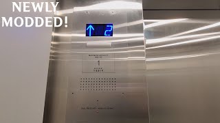 NEWLY MODDED!! Richmond (mod. by Kone) Hydraulic Elevator at KPU Richmond (West Lobby) - Richmond BC