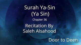 Surah Ya-Sin (Ya Sin) Saleh Alsahood  Quran Recitation