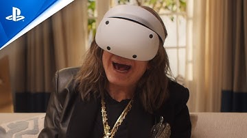 Ozzy Osbourne plays the new PlayStation VR2 | PS VR2