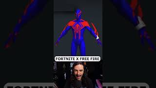 Fortnite VS Free Fire - Skins do Aranhaverso