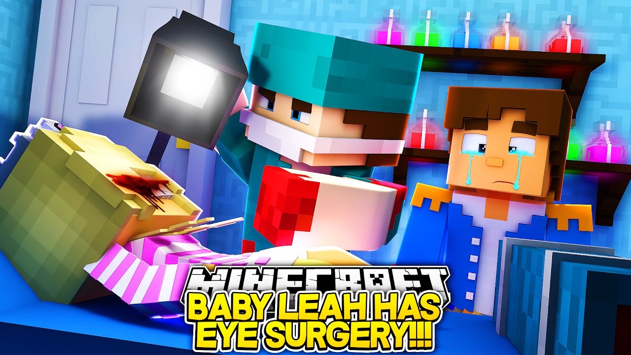 Baby Leah Has Eye Surgery W Little Donny Baby Leah Minecraft Roleplay Vloggest - little donny and baby leah roblox