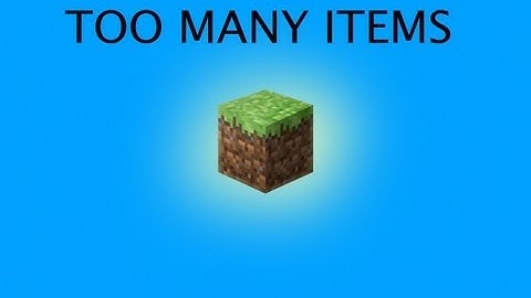 How To Download And Install Too Many Items Mod 1.5.2