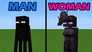 Female characters in minecraft be like