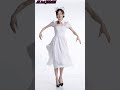 Dancing Girl in a White Dress | Aesthetic Short #filmora #Kling
