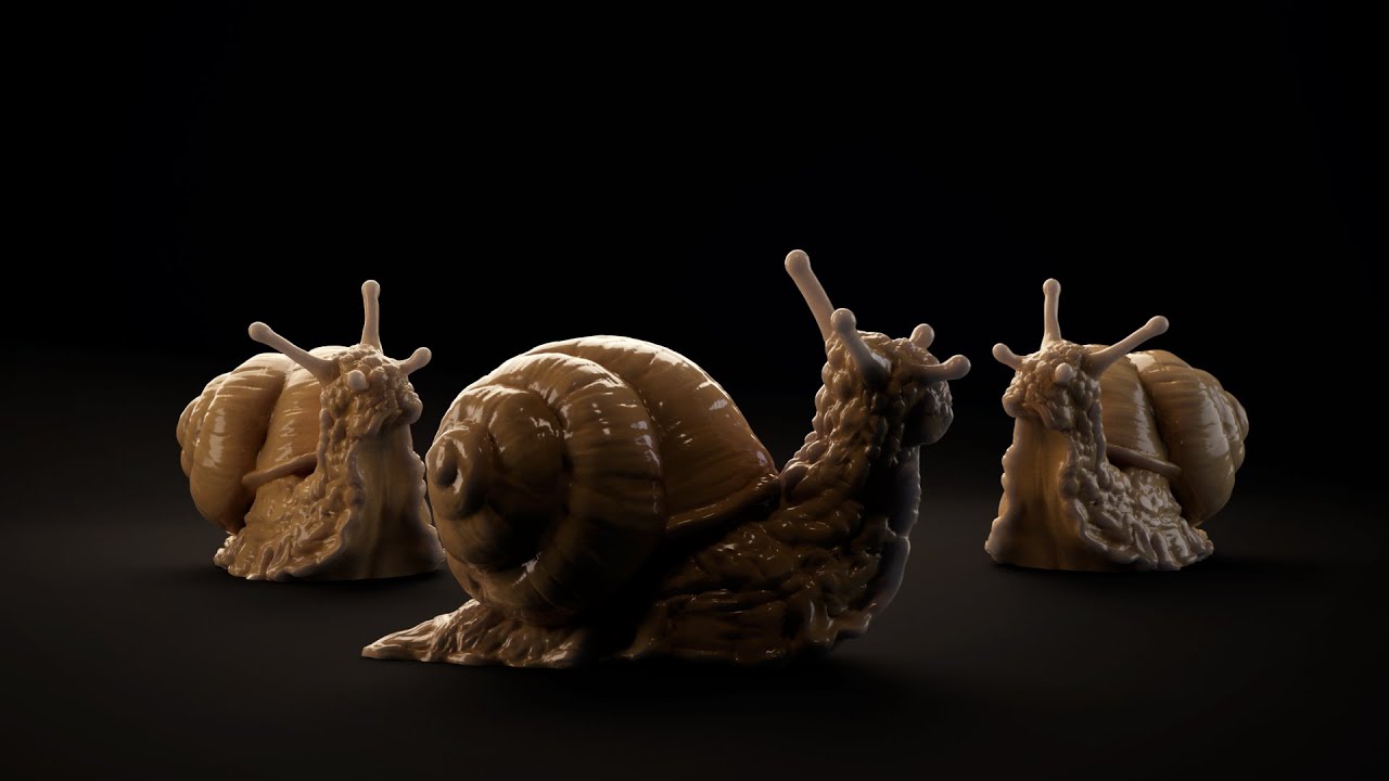 shell snail zbrush