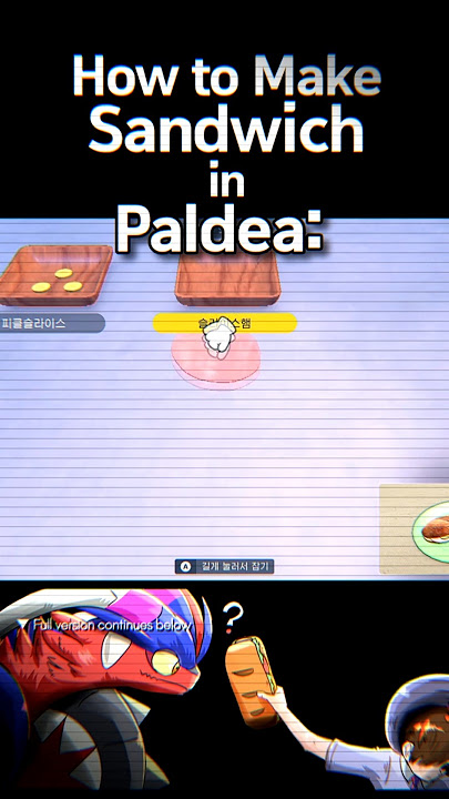 How to make Sandwich in PALDEA but It's LO-FI Remix | Pokemon lofi Remix