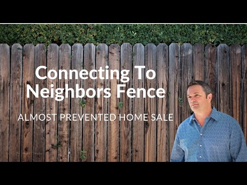 Connecting To Neighbors Fence - Fence Etiquette