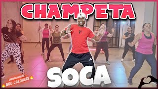 Perder PESO Bailando SOCA y CHAMPETA  Cardio INTENSO (Clase de Champeta)