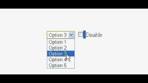 xhtml css Javascript simple disable list button