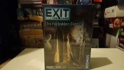 EXIT: THE GAME The Forbidden Castle Board Game Sealed Box Front Cover 25.09.19