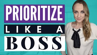 HOW TO PRIORITIZE TASKS AT WORK | Tips for time management & managing priorities at work