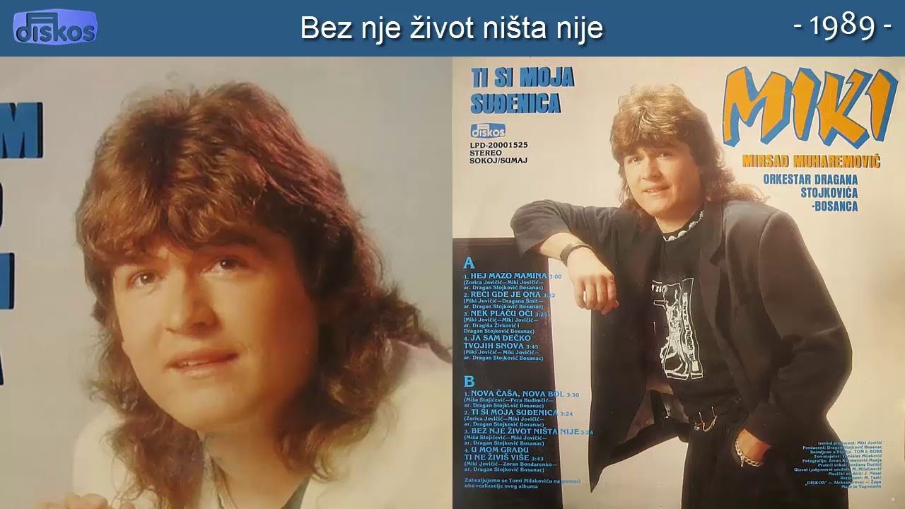Mirsad Muharemovic Miki - Bez nje zivot nista nije - (Audio 1989)