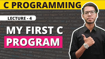My First C Program | C Programming | Free C Classes | C by Vishal Kumar