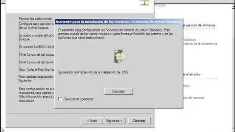 Crear dominio en Windows Server 2008
