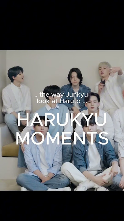 HARUKYU .. I LOVE YOU THE MOST..  🦋👀🐨 #harukyu #bonabona #treasure #junkyu #haruto