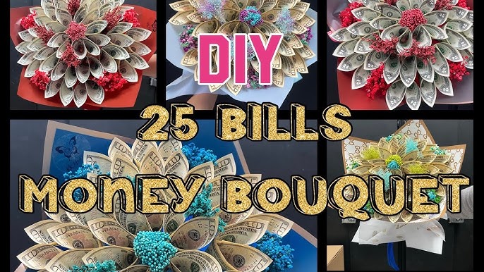 Easy to make Money Bouquet 💐 #flowerarrangement #giftidea #diy #cash , How To Wrap A Flower Bouquet