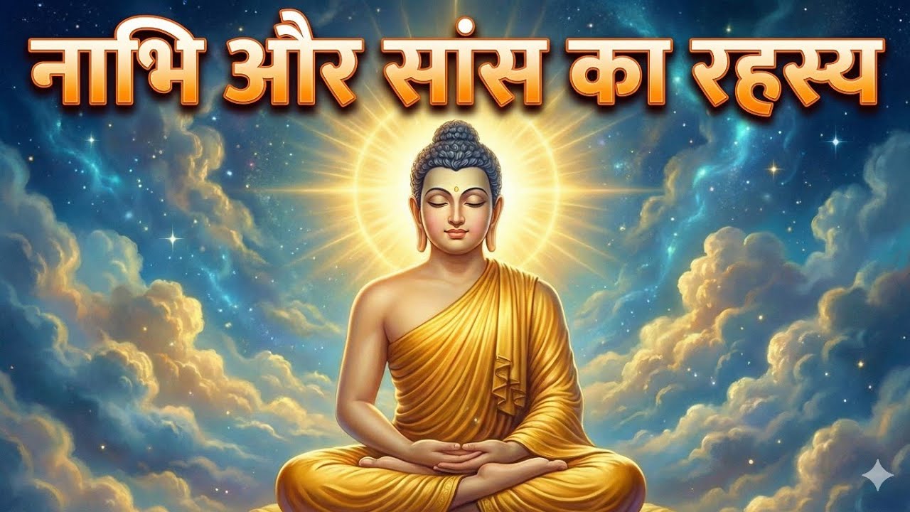 नाभि और सांस का रहस्य? nabhi aur sans ka dhyan । The easiest way to meditate #dhyan #meditation #god