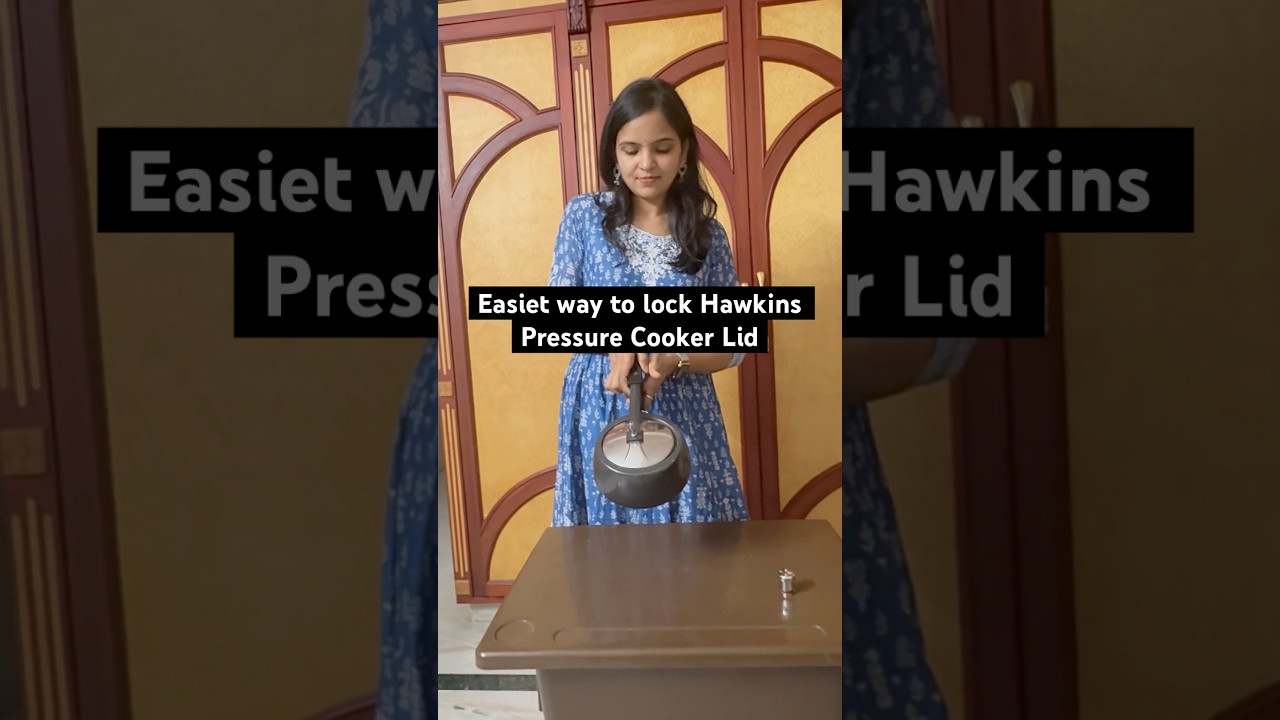 How to close Hawkins Pressure Cooker Lid