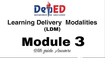 LDM2 Module 3B  with guide answers