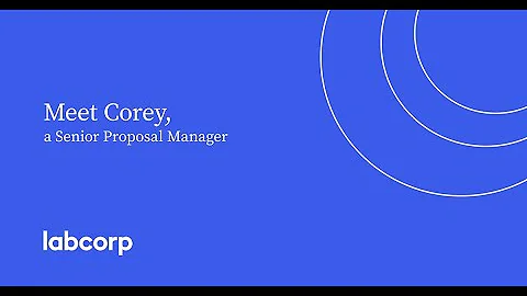 Meet Corey, a Senior Proposal Manager