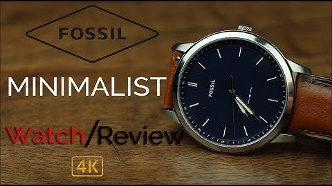 Fossil Minimalist FS5304 Review [4k]