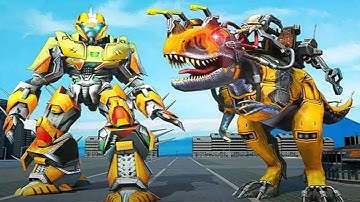 Robot Wars: Dino Robot Transformation Game 2020 #2 - Android Gameplay
