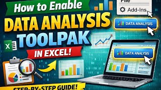 How to Enable Data Analysis tab(Data Analysis ToolPak) in Microsoft Excel