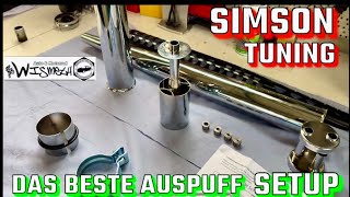 Dort findest DU noch LEISTUNG bei deiner SIMSON - Auspuff Setup - ZT-Tuning AOA1/2 28/26mm Krümmer