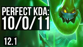 ZAC vs TRUNDLE (JNG) | 10/0/11, Rank 6 Zac, Legendary | EUW Master | 12.1