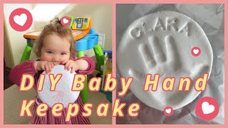 Easy Diy Keepsake - Hand And Foot Imprint For Babies - Baby Handprint 3D Footprint Handprint