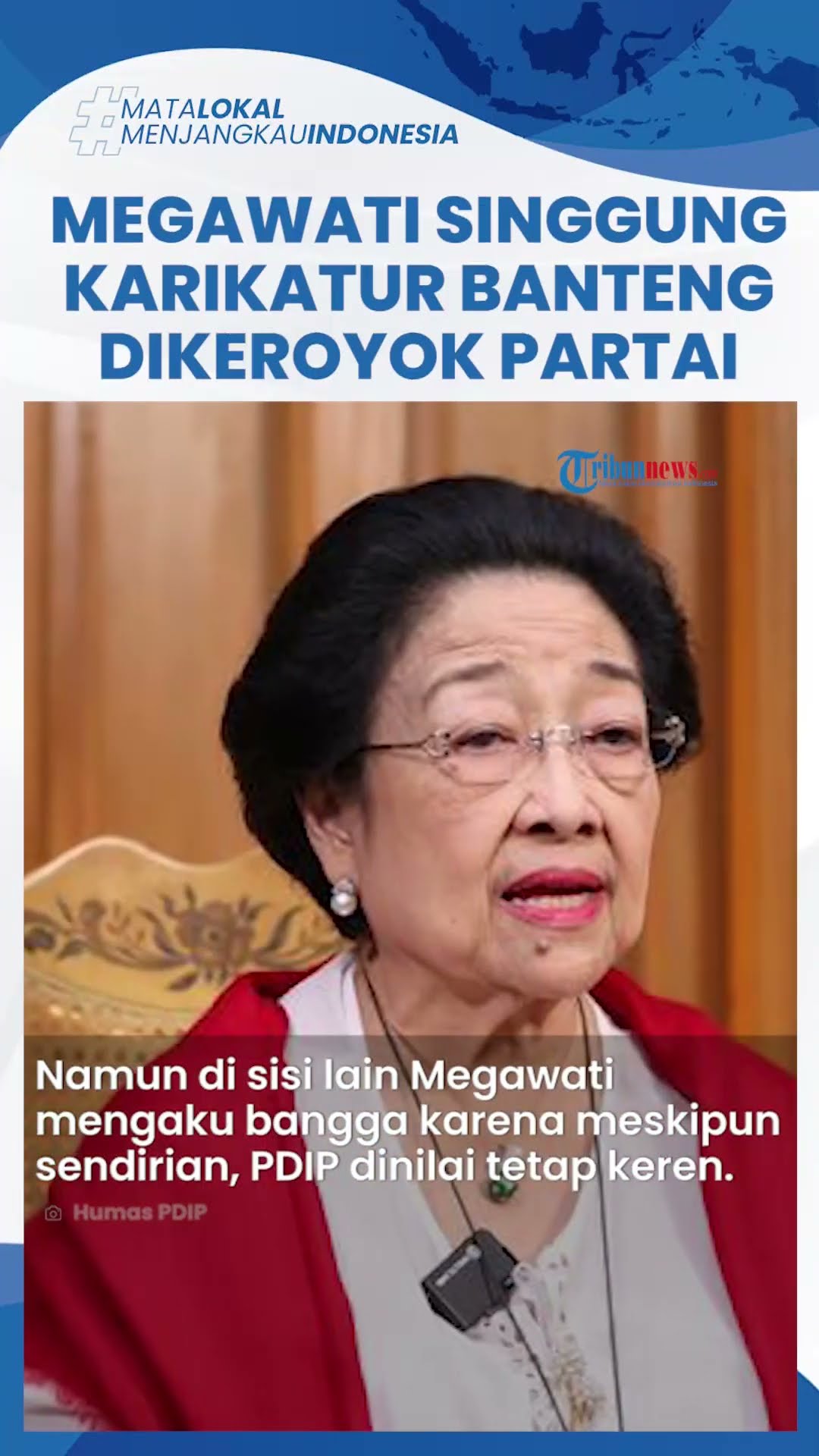 Singgung Karikatur Banteng Dikeroyok Banyak Partai, Megawati: Ironis, tapi Sendirian Itu Keren
