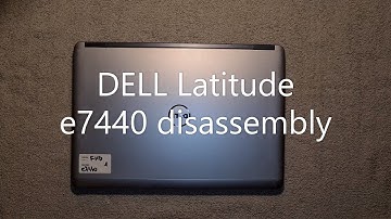 DELL Latitude e7440 disassembly. How to disassemble / take apart DELL e7440.