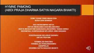 Hymne Pamong (Abdi praja dharma satya nagara bhakti)