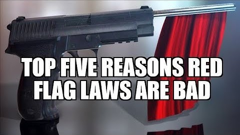 Red Flag Laws! TOP FIVE REASONS THEY ARE MASS GUN CONTROL!!!