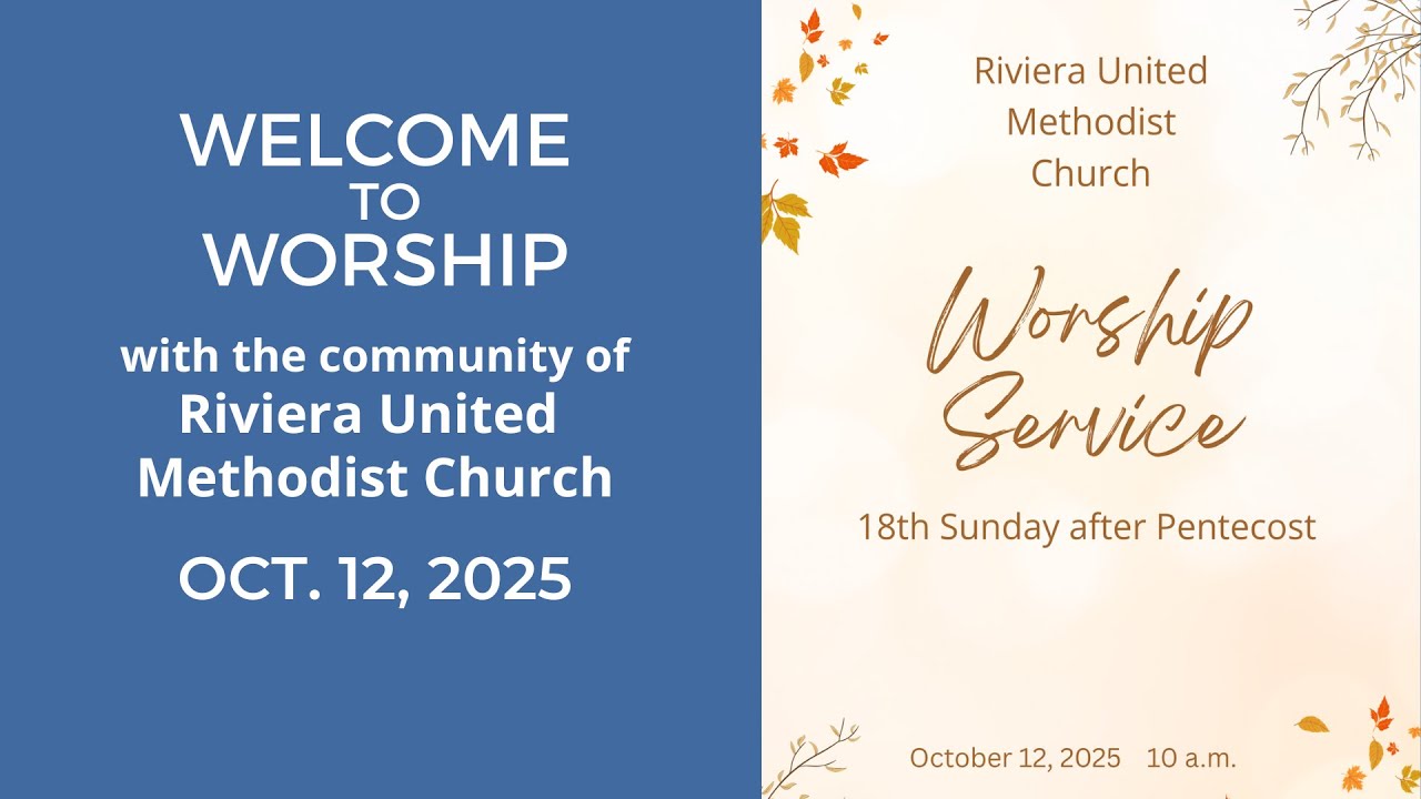 RUMC Online Worship -    Oct. 12, 2025.