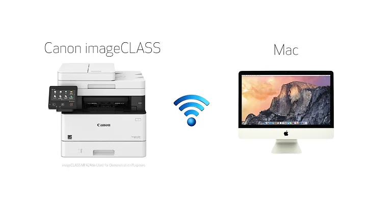 Mac上的佳能图像CLASS打印机无线设置