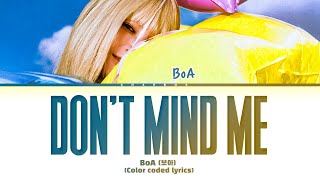 Boa 보아 Dont Mind Me 저를 신경 쓰지 마세요 Lyrics Dont Mind Me 가사 Color Coded Lyrics