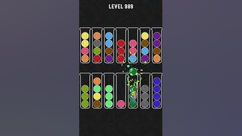 Ball sort puzzle level 989