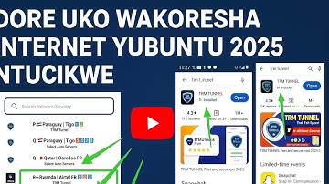 DORE UKO WAKORESHA INTERNET Y’UBUNTU 2025 | TRM TUNNEL SECRET METHOD NTUCIKWE!